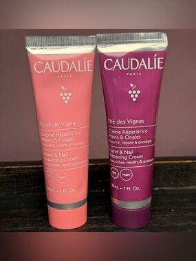 New Caudalie Travel Hand and Nail Cream Bundle 1 oz each